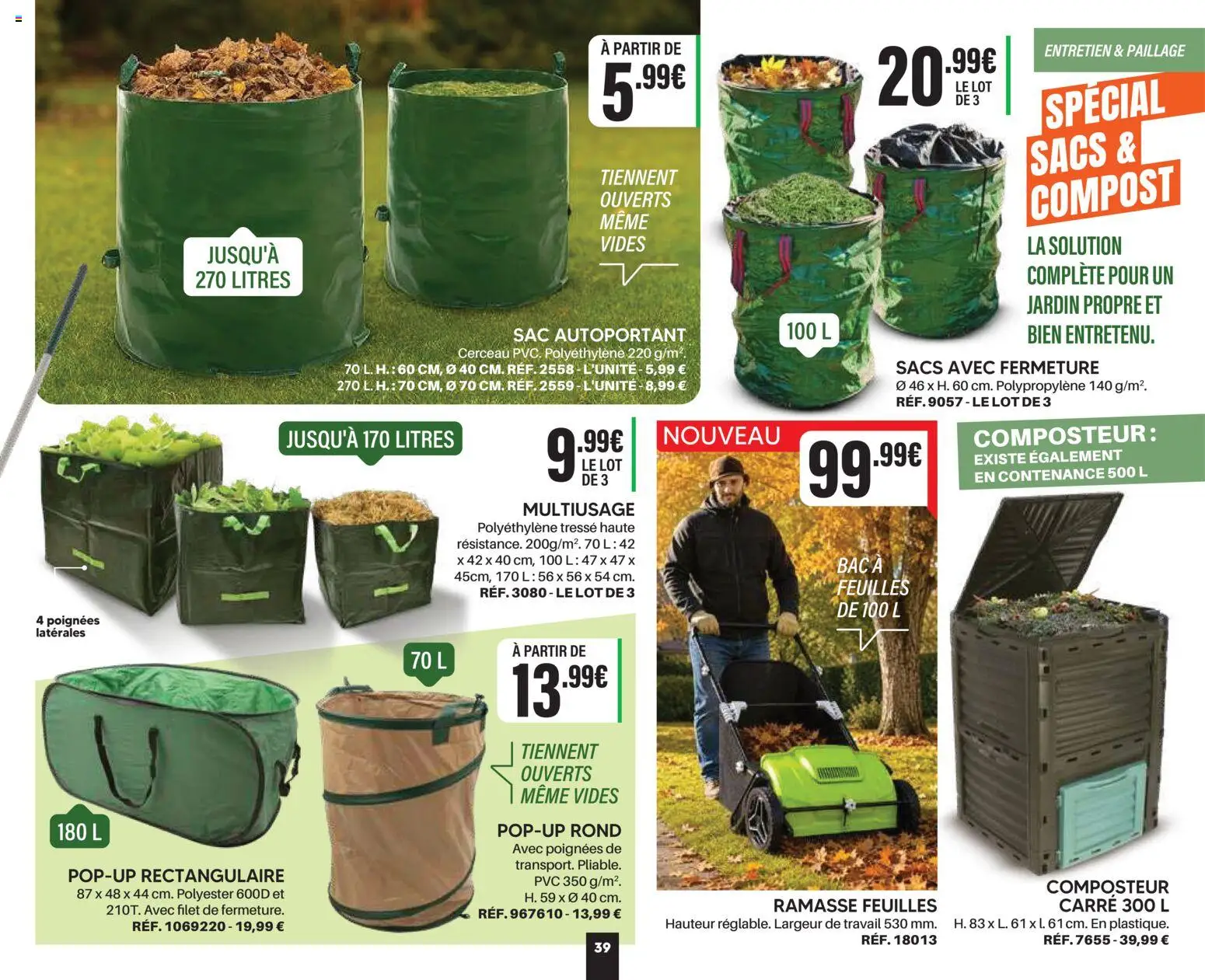 Prévisualisation de Shopix Catalogue Autome-Hiver 2026/2027 du magasin Shopix formulaire valide 01/09/2026 - Sac, Composteur, Poignées, Ramasse feuilles