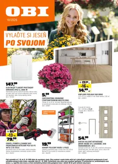 Náhľad OBI letáku platného od 01.10.2026