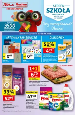 Pogląd gazetki "Auchan gazetka - 30 Lat Hipermarket" ze sklepu Auchan ważnej od 20.08.2026