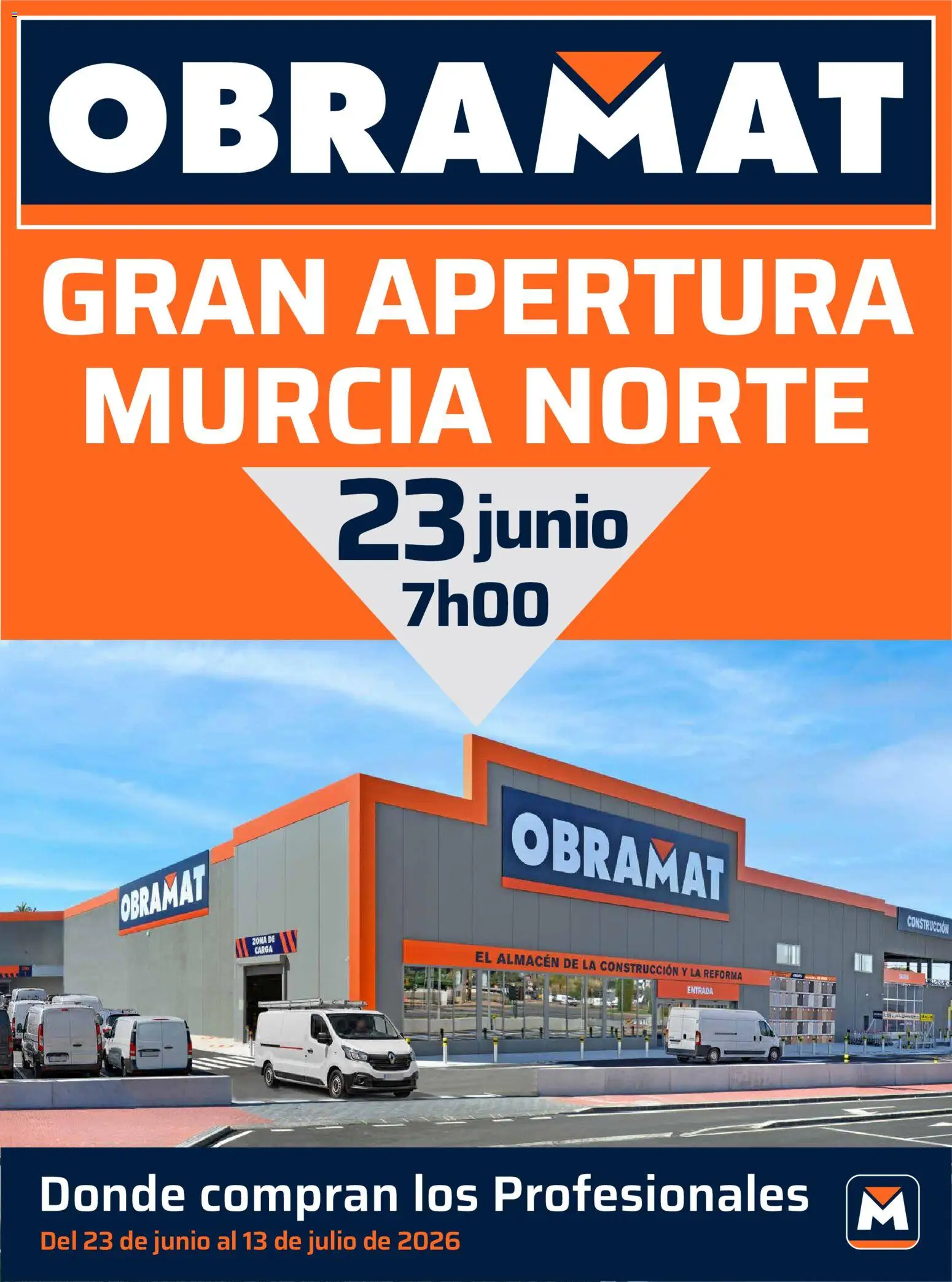 Vista previa del folleto de la tienda Obramat válido desde el 23/06/2026 
