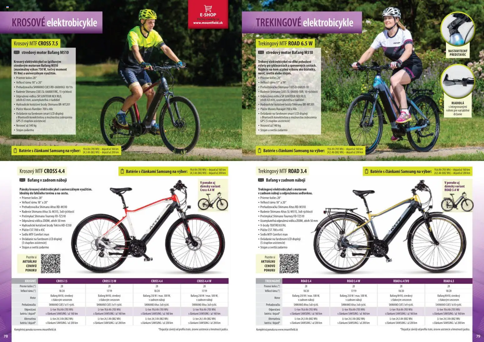 Náhľad Mountfield letáku platného od 25.03.2026 - Samsung, Elektrobicykel, Bluetooth, Gps, Batéria, Svetlá, Batérie