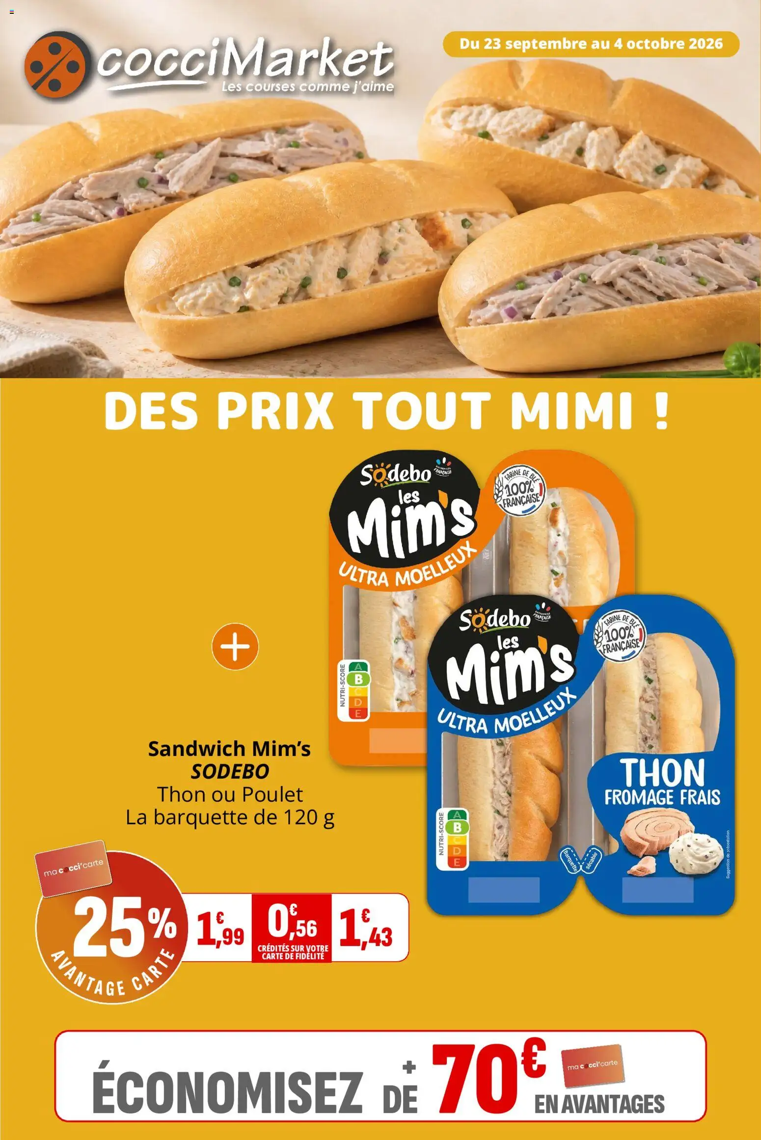 Prévisualisation de Coccinelle - Market du magasin Coccinelle formulaire valide 23/09/2026
