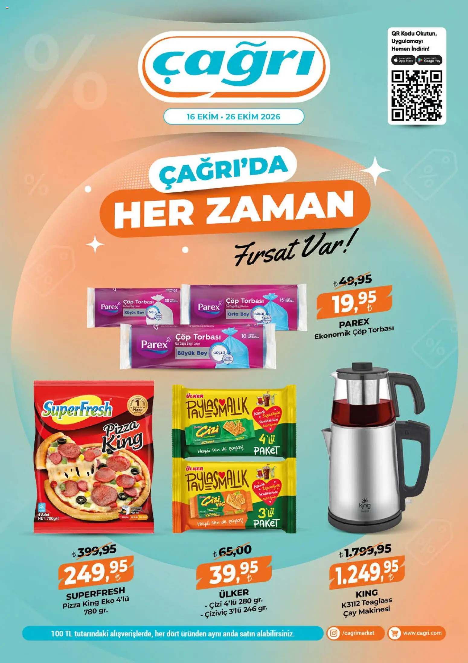 Çağrı Market Çağrı Market Katalog 16.10.2026 - Broşürünün önizlemesi