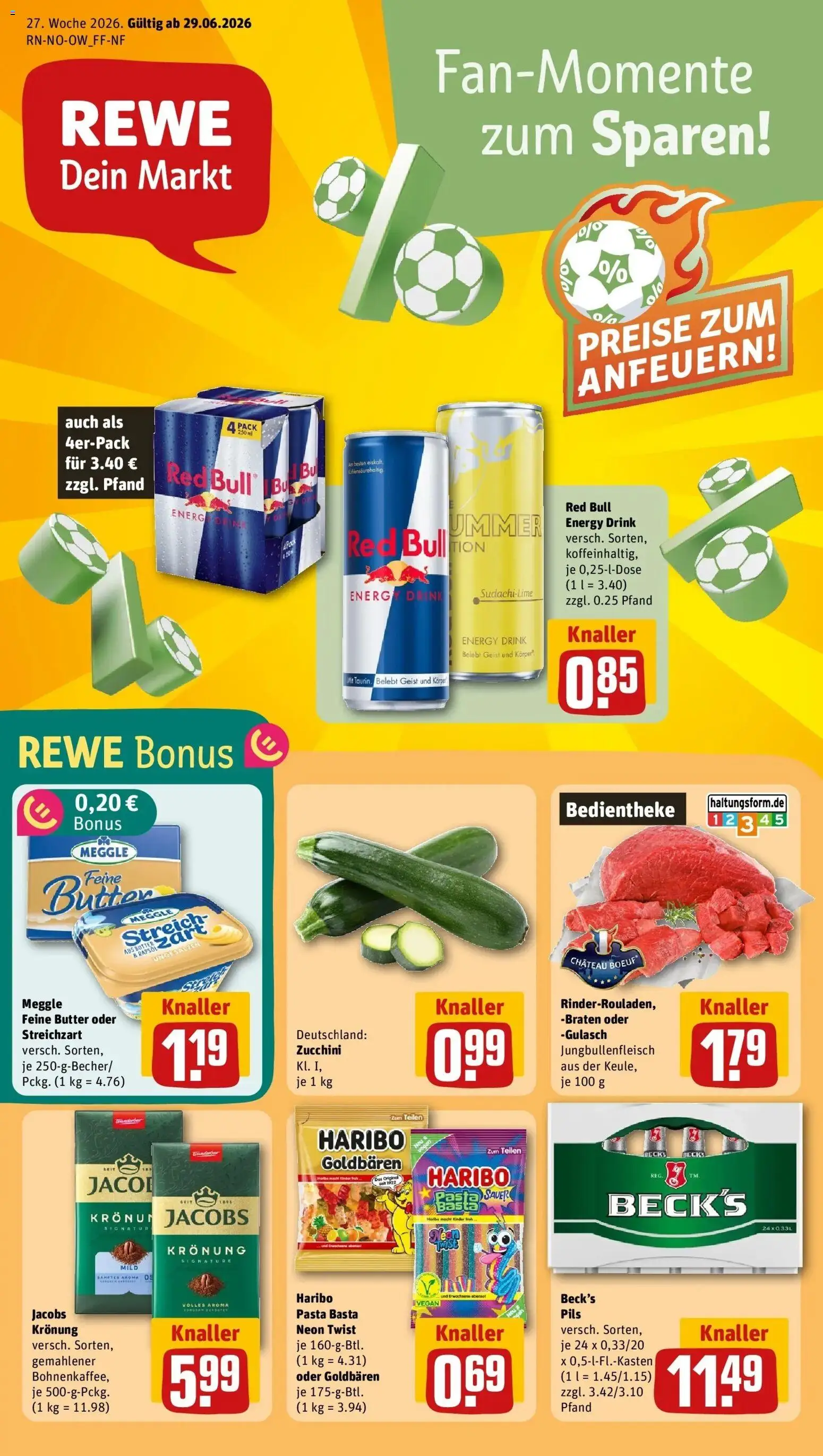 Vorschau von dem Prospekt des Geschäftes Rewe, gültig ab dem 28.06.2026