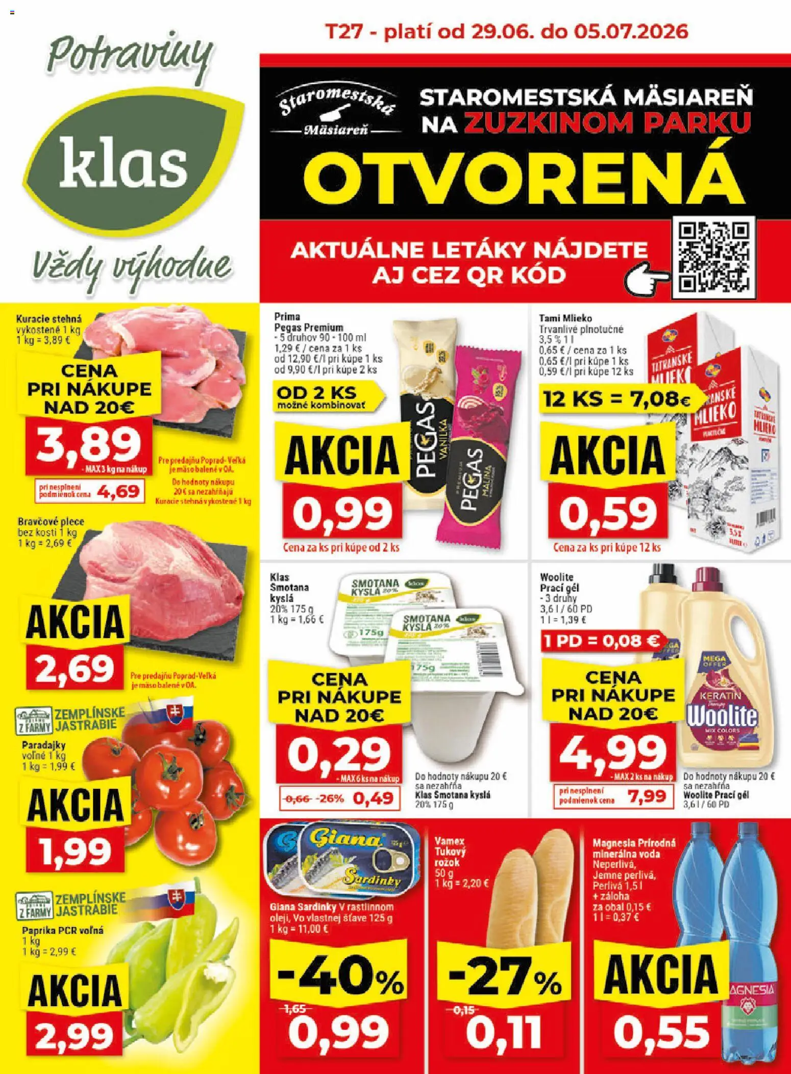 Náhľad Klas letáku platného od 29.06.2026