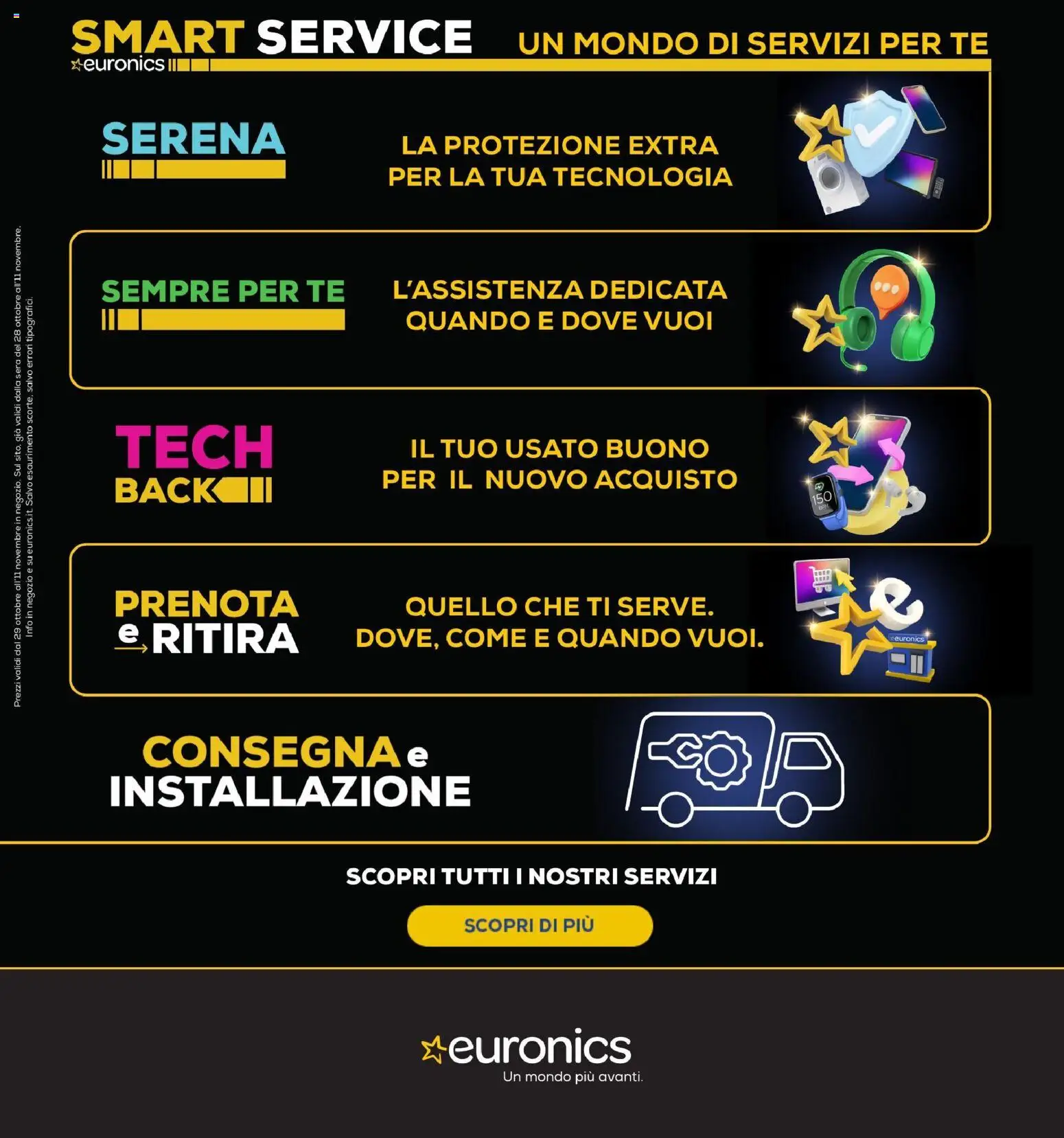 Anteprima dell'opuscolo Euronics Black Friday dal negozio Euronics valido da 29/10/2026 - Tè