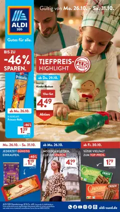 Vorschau von dem Prospekt des Geschäftes Aldi Süd, gültig ab dem 26.10.2026