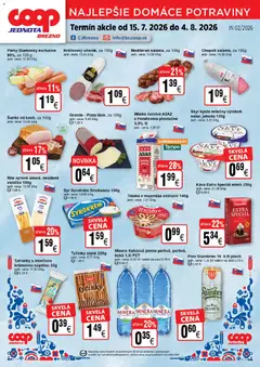 Náhľad COOP Jednota letáku platného od 15.07.2026