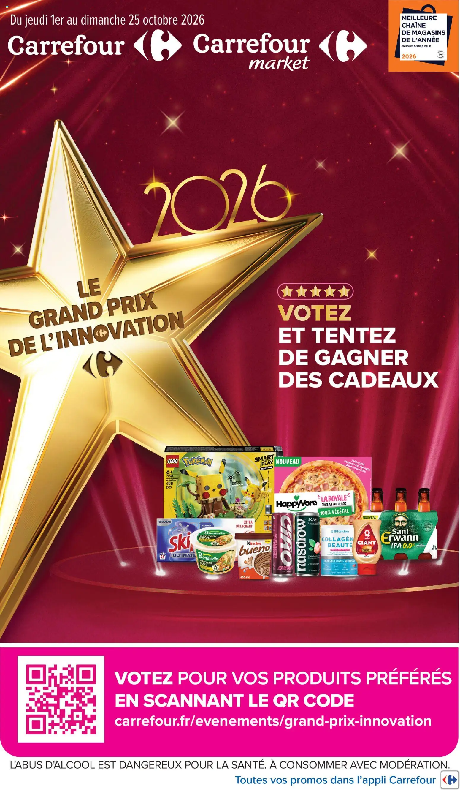 Prévisualisation de Carrefour Market Le grand prix de l'innovation 2026 du magasin Carrefour Market formulaire valide 01/10/2026