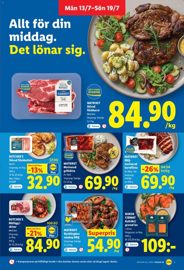 Nytt Lidl reklamblad från 13/07