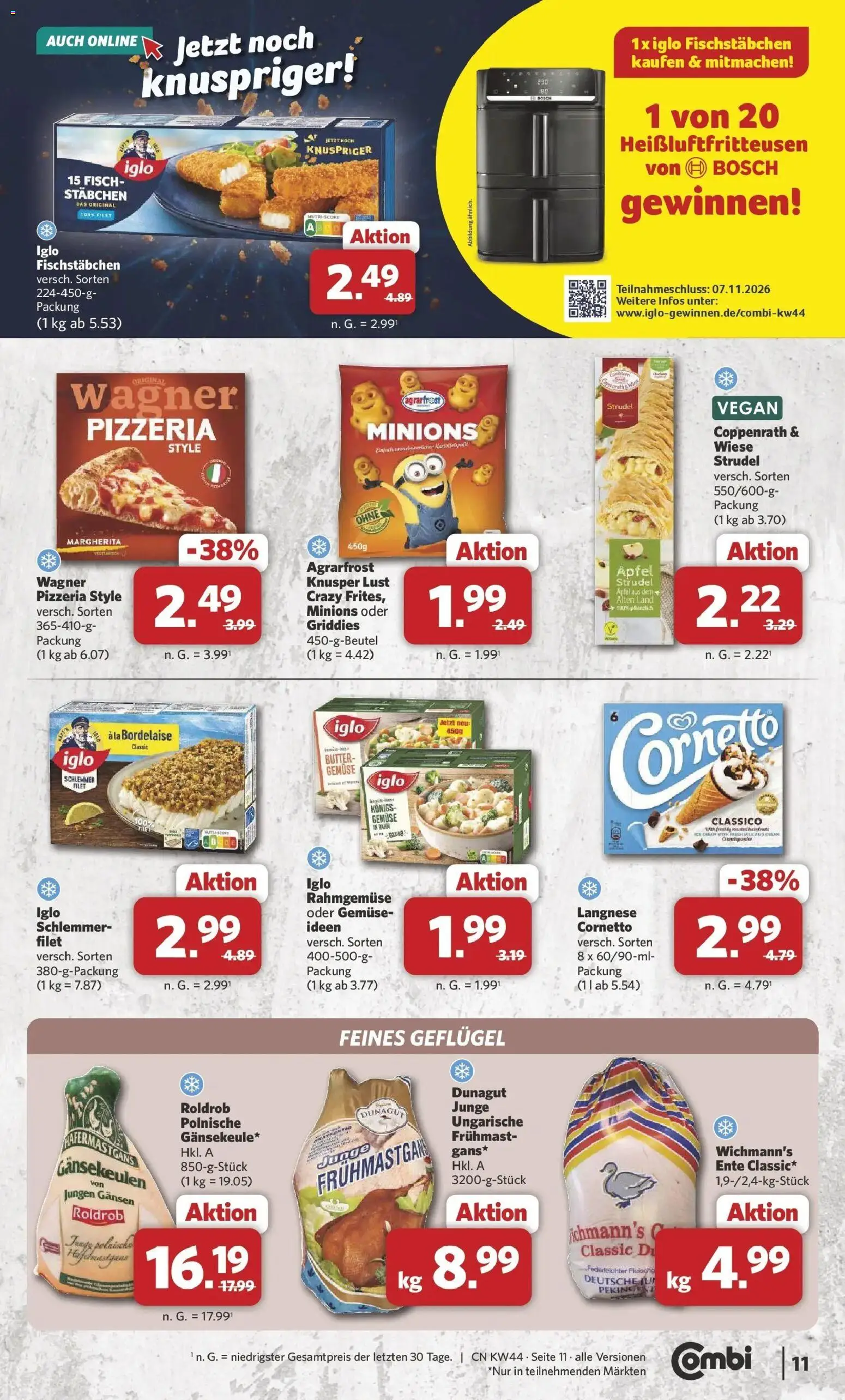 Vorschau von dem Prospekt des Geschäftes Combi, gültig ab dem 26.10.2026