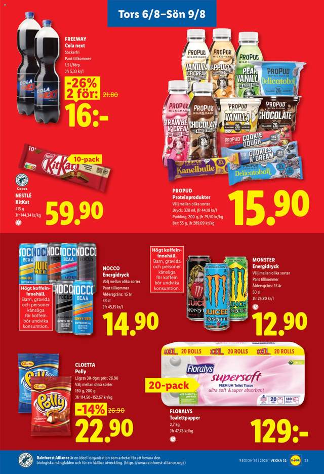 Nytt Lidl reklamblad från 03/08
