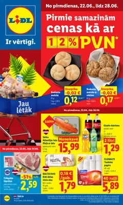 Skatīt Lidl akciju bukletu, derīgs no 22.06.2026.