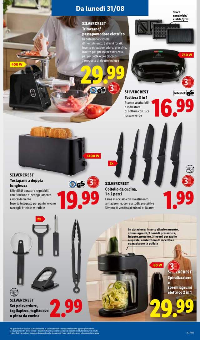 Nuovo volantino Lidl dal 27/08