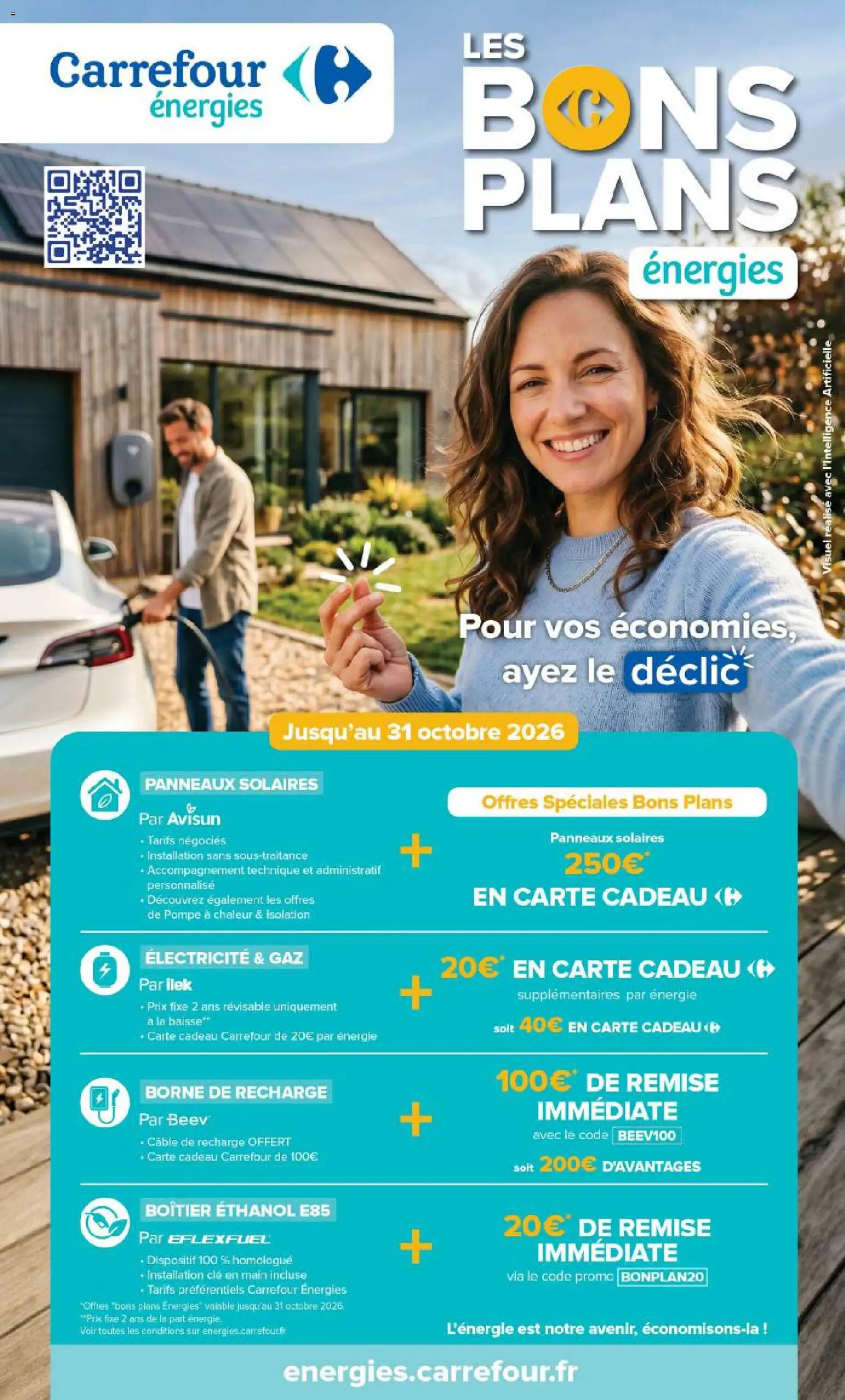 Prévisualisation de Carrefour Vos promos du quotidien du magasin Carrefour formulaire valide 27/10/2026 - Clé, Câble