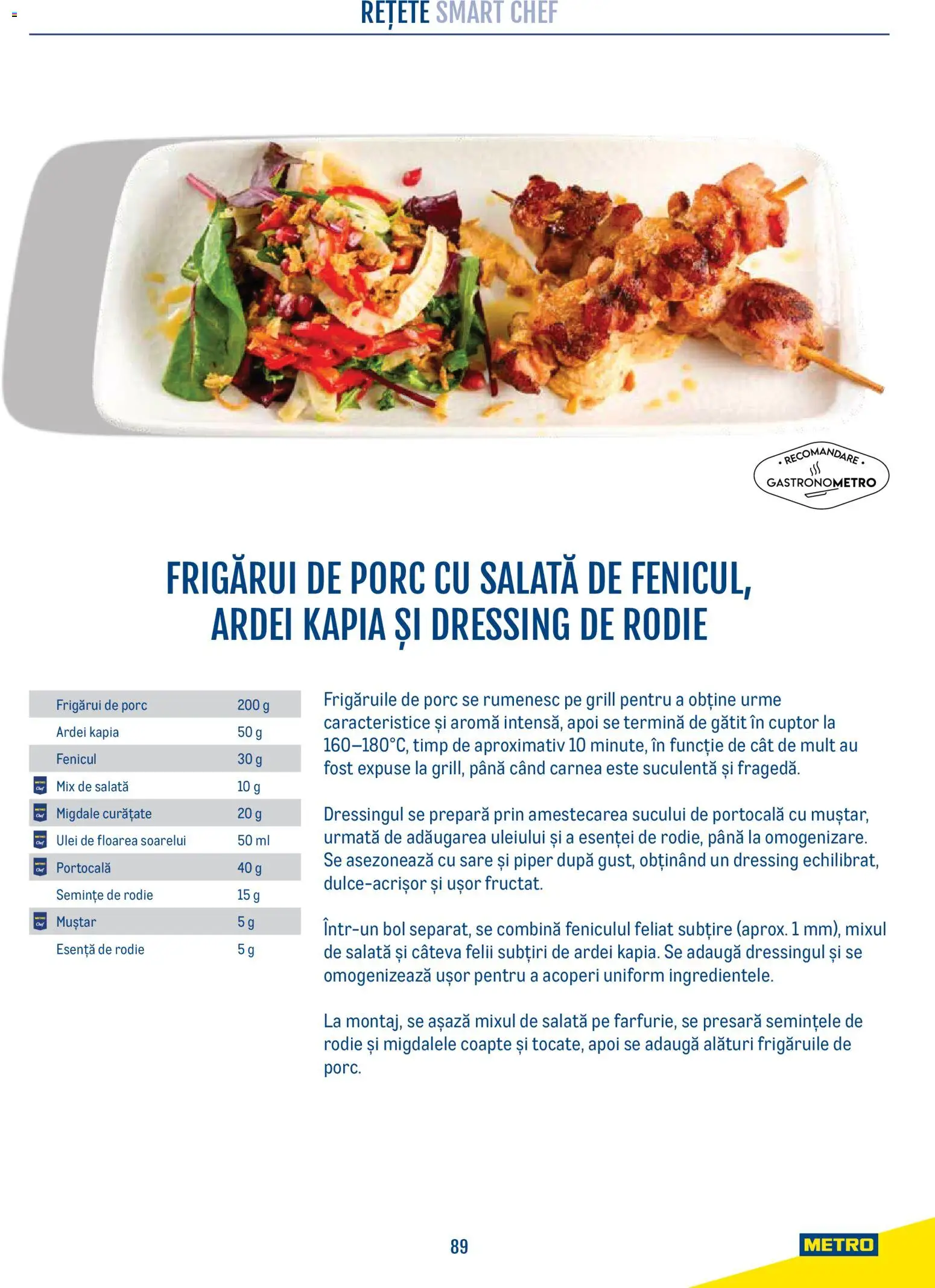 Previzualizarea de cataloage: Metro Metro Catalog Smart Chef valabil de la 21.04.2026 - Ulei, Floarea Soarelui, Semințe, Sare, Ulei de floarea soarelui, Ardei, Muștar, Piper