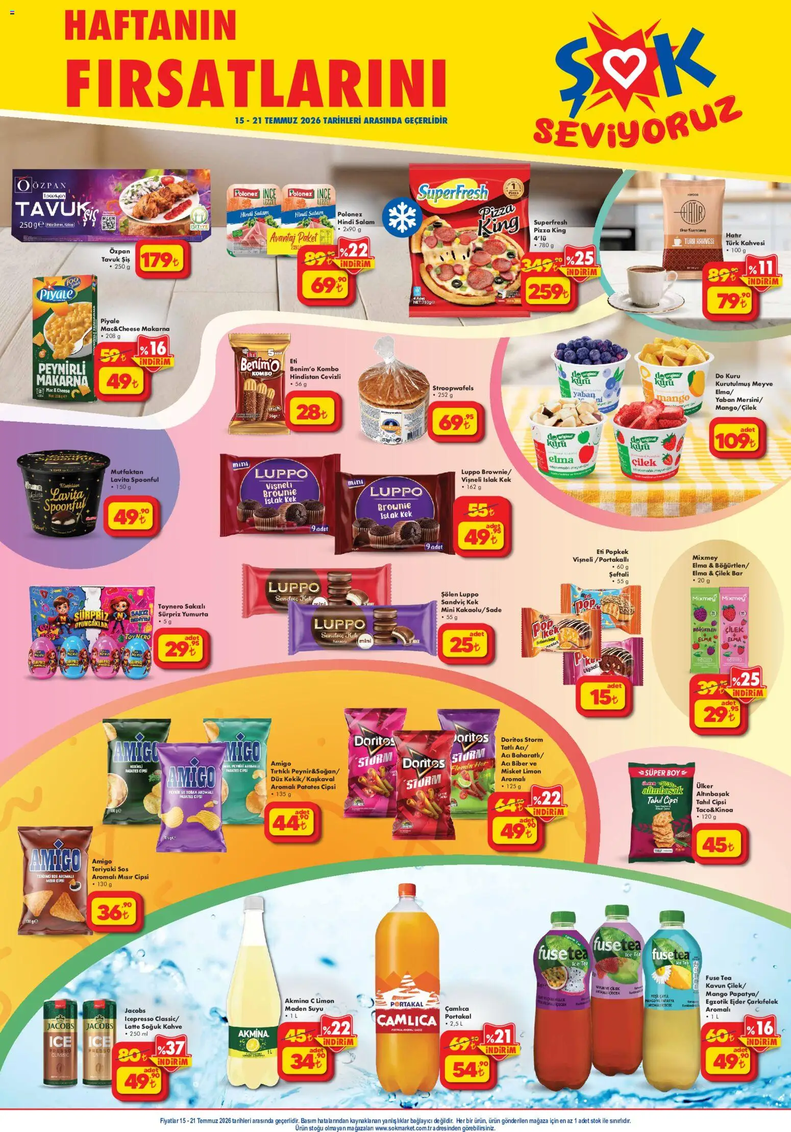 Şok Market Şok Market Katalog 15.07.2026 - Broşürünün önizlemesi