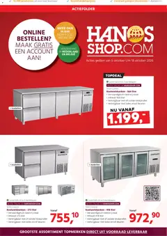 Voorbeeld van Hanos folder - Shop folder van winkel Hanos geldig vanaf 05-10-2026