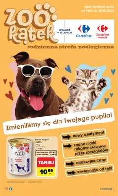 Pogląd gazetki "Carrefour gazetka - Zookątek" ze sklepu Carrefour ważnej od 04.05.2026