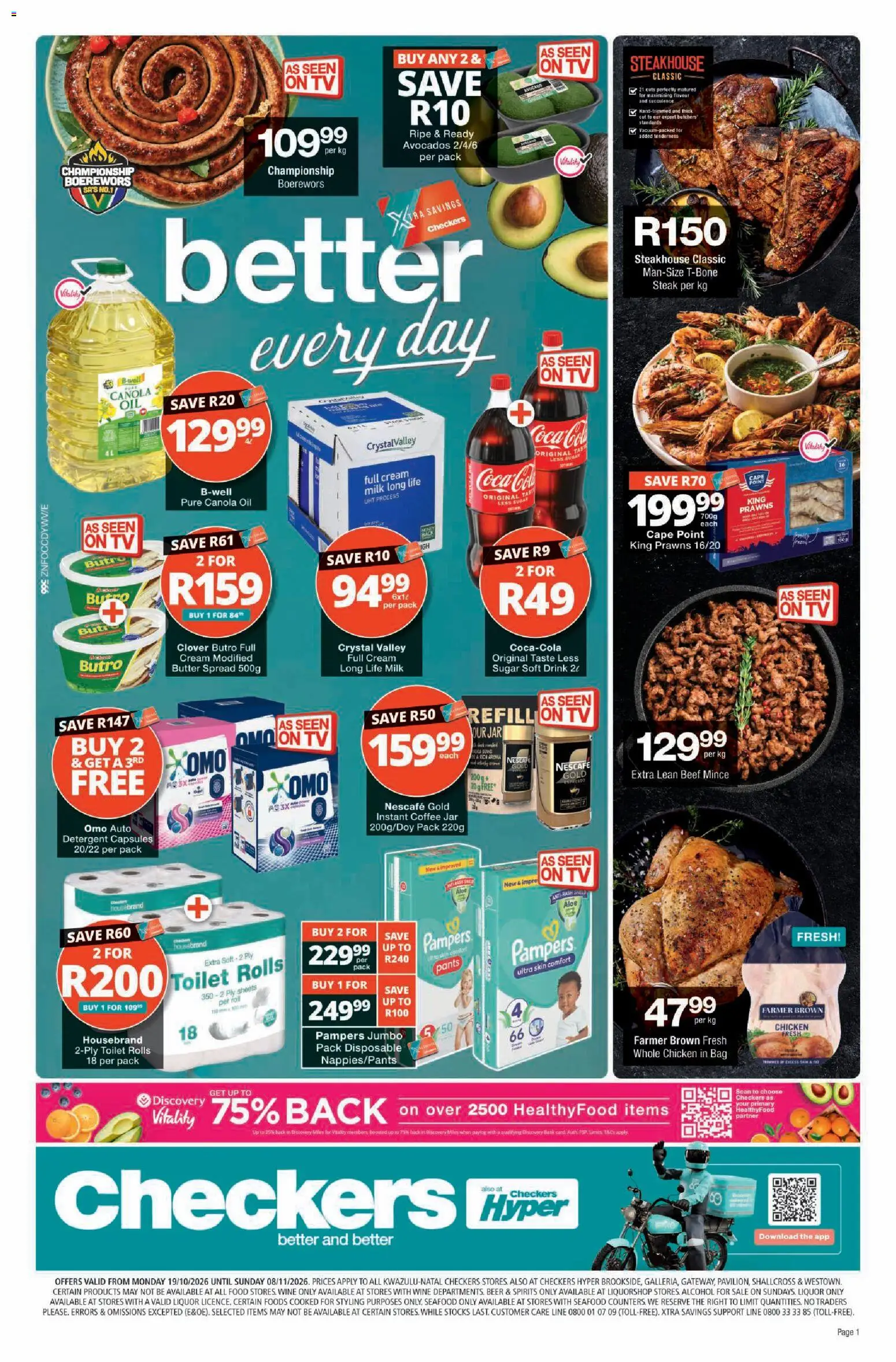 Preview of Checkers flyer valid from 19/10/2026