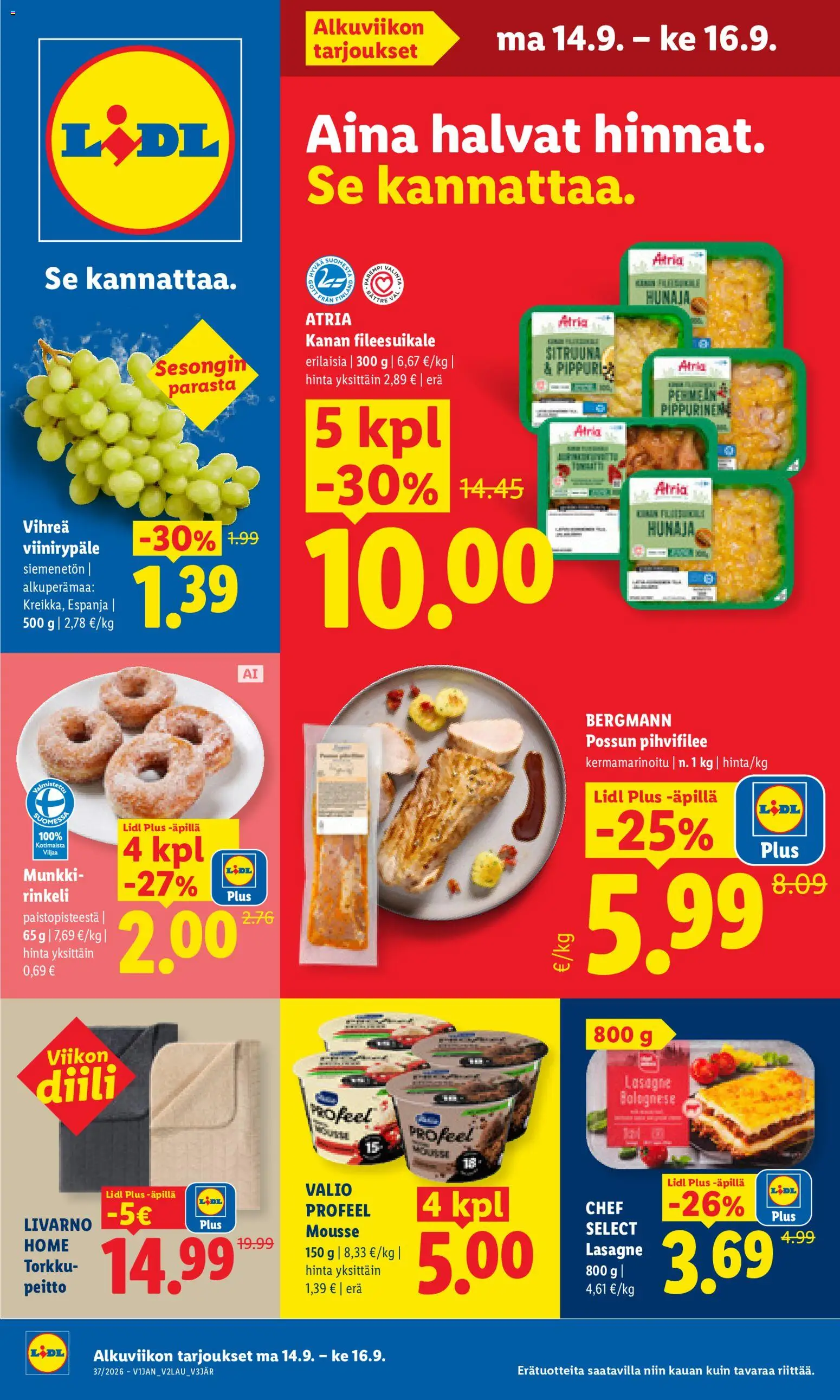 Kaupan Lidl Lidl tarjoukset - Rovaniemi esikatselu, voimassa 14/09/2026