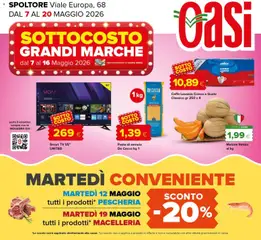Anteprima dell'opuscolo Oasi volantino Spoltore dal negozio Oasi valido da 07/05/2026