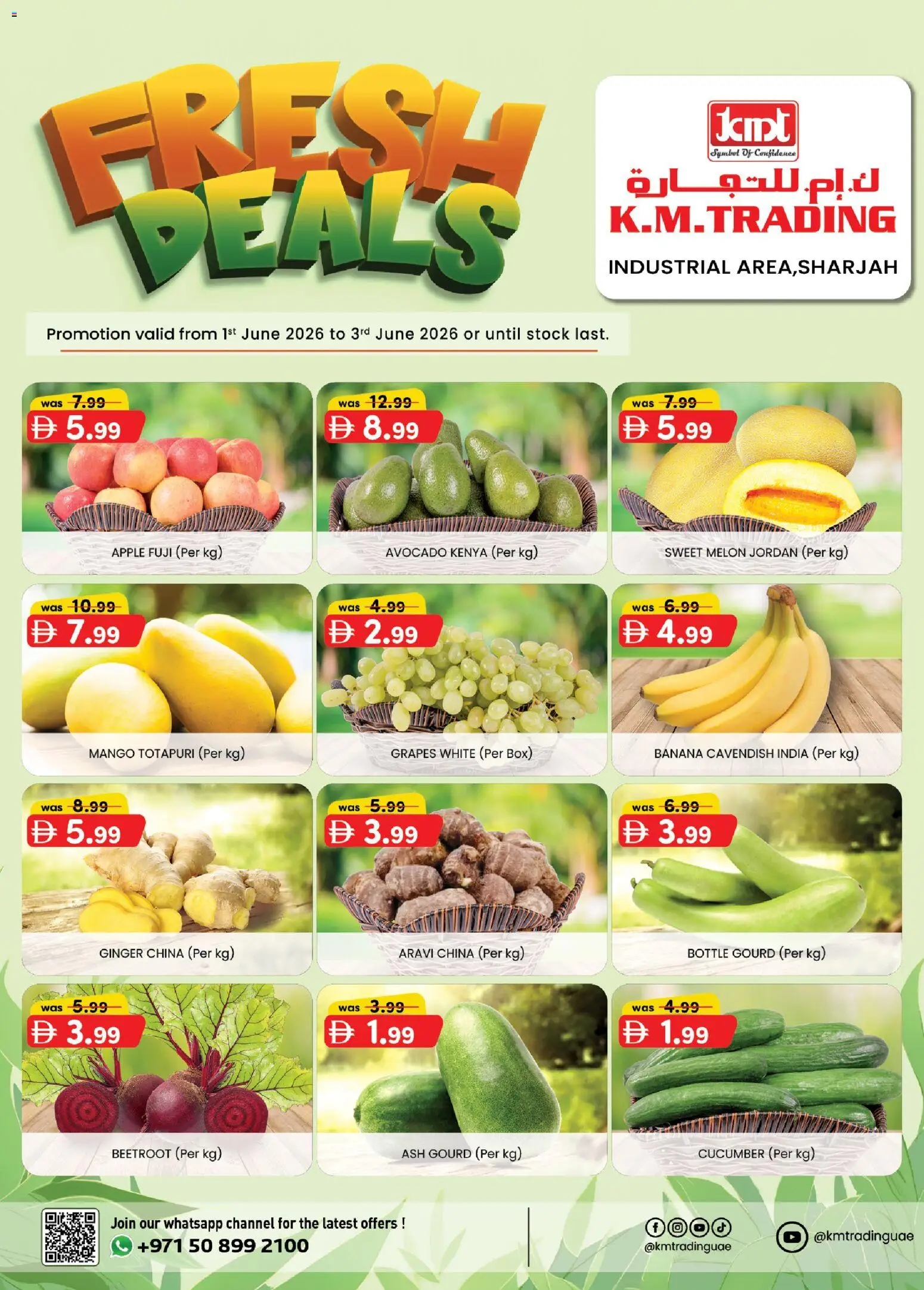 Preview of the catalogue KM Trading Fresh Deals of store KM Trading valid from 1 Jun, 2026