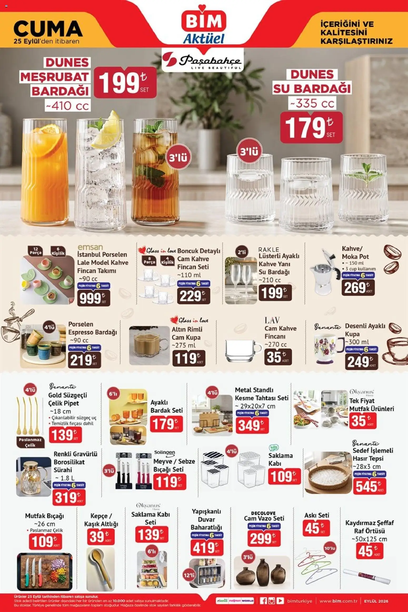 BİM BİM - Katalog Cuma 25.09.2026 - Broşürünün önizlemesi