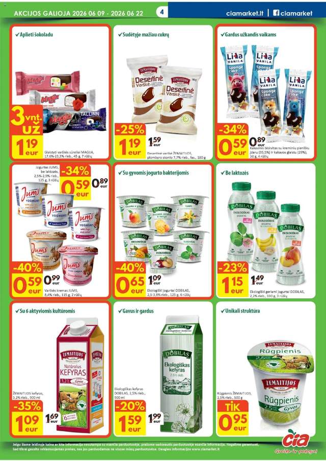 Naujas Čia market leidinys nuo 06.09