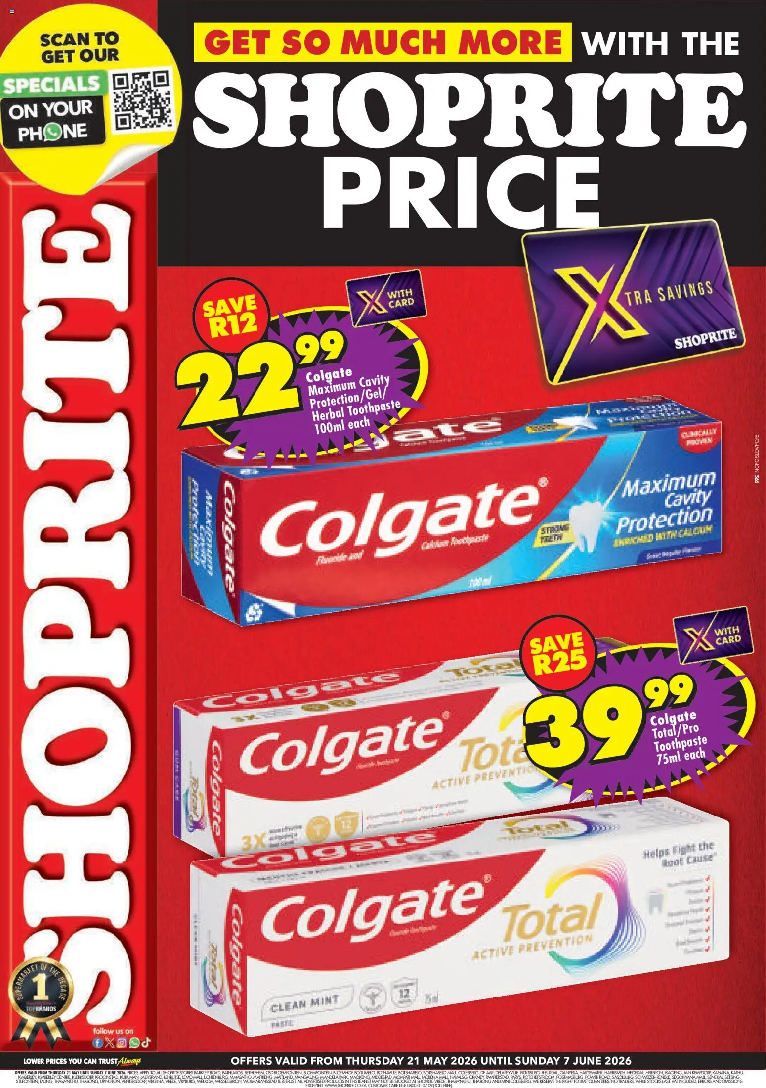 Preview of Shoprite flyer valid from 21/05/2026