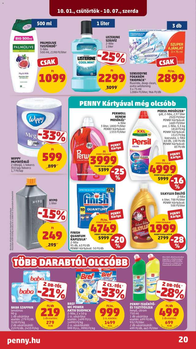 Új Penny akciós újság 10.01.
