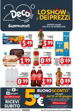 Anteprima dell'opuscolo Decò volantino Supermercati Venafro dal negozio Decò valido da 08/06/2026