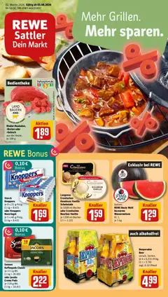 Vorschau von dem Prospekt des Geschäftes Rewe, gültig ab dem 03.08.2026