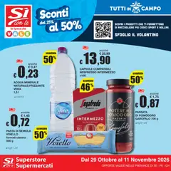Anteprima dell'opuscolo Sì con Te volantino Superstore, Supermercati dal negozio Sì con Te valido da 29/10/2026