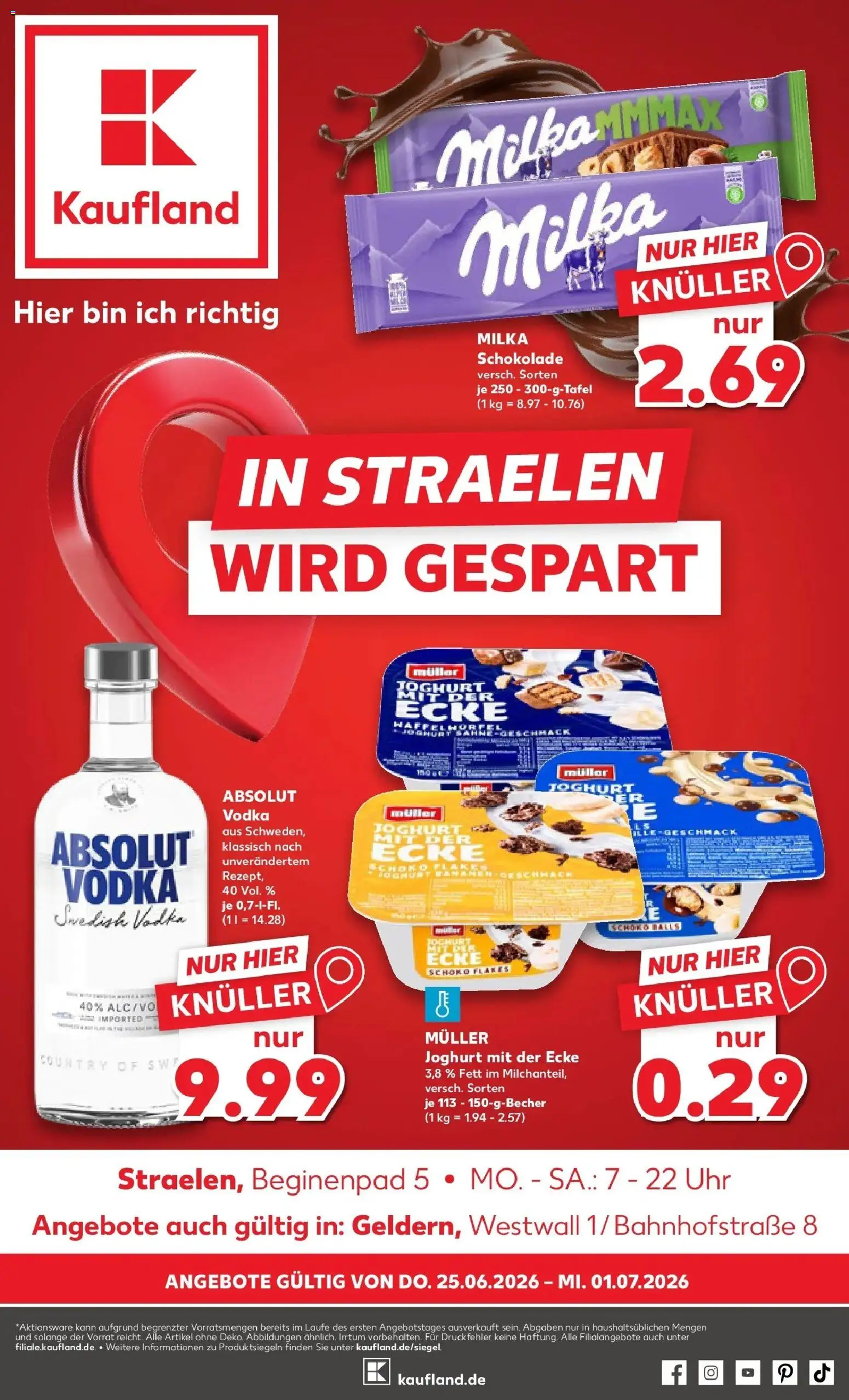 Vorschau von dem Prospekt des Geschäftes Kaufland, gültig ab dem 25.06.2026