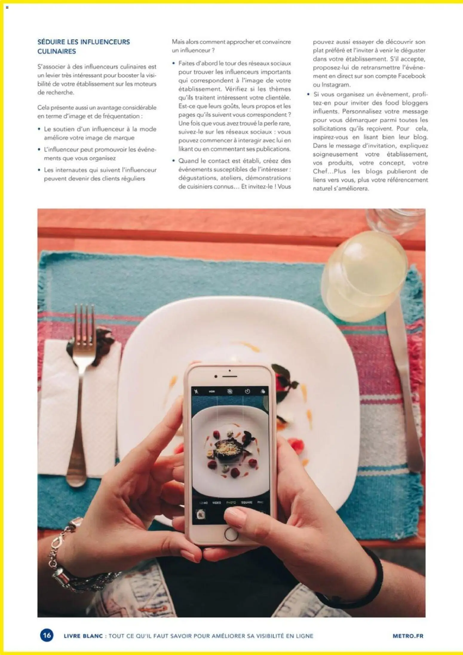 Prévisualisation de METRO - Guide améliorer la visibilité de son restaurant du magasin METRO formulaire valide 01/10/2022 - Livre, Mais