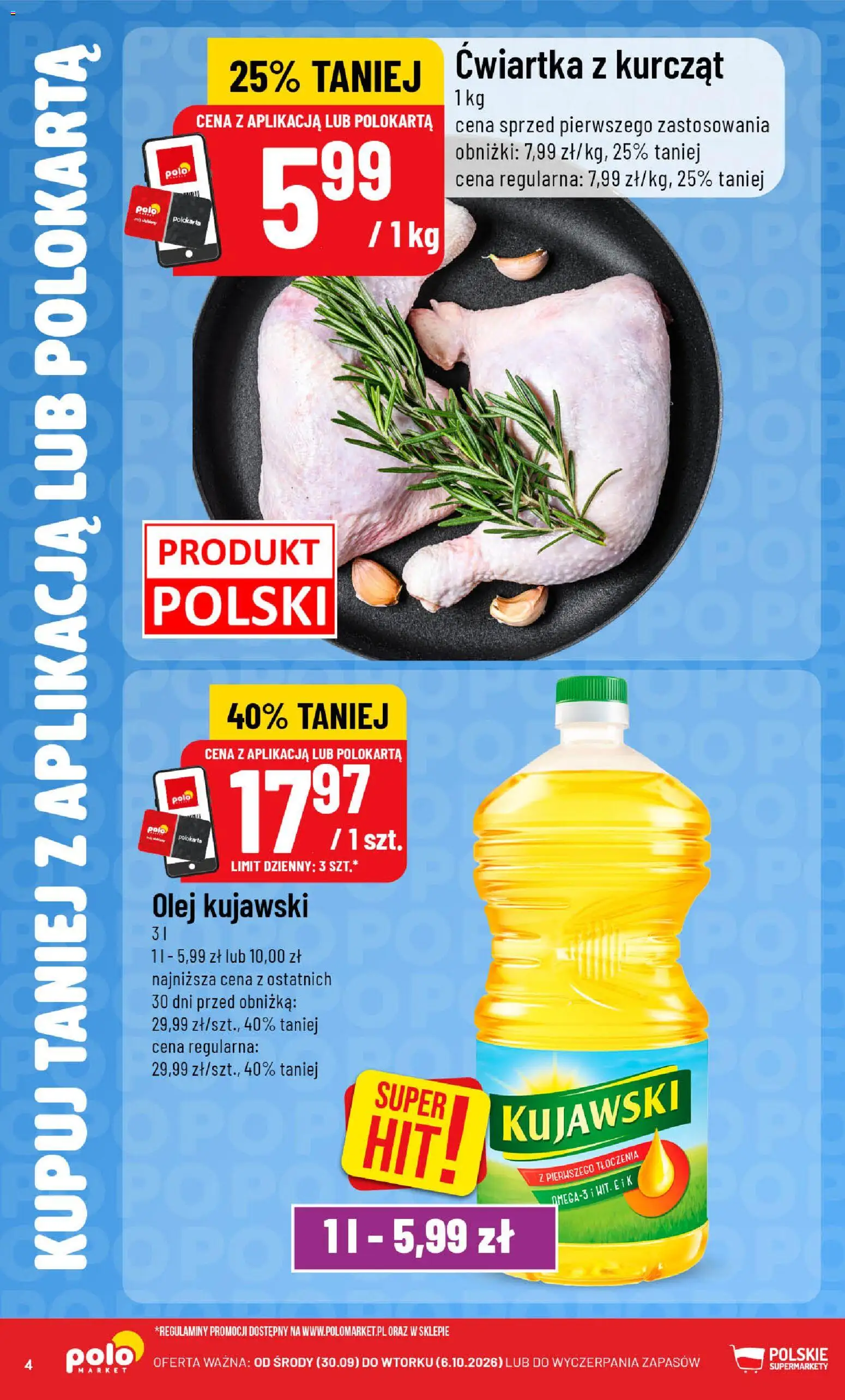 Pogląd gazetki "POLOmarket gazetka - Kupuj taniej" ze sklepu POLOmarket ważnej od 30.09.2026