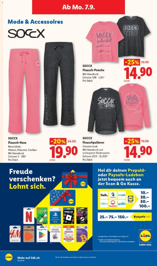 Neue Lidl Aktionen ab 03.09.