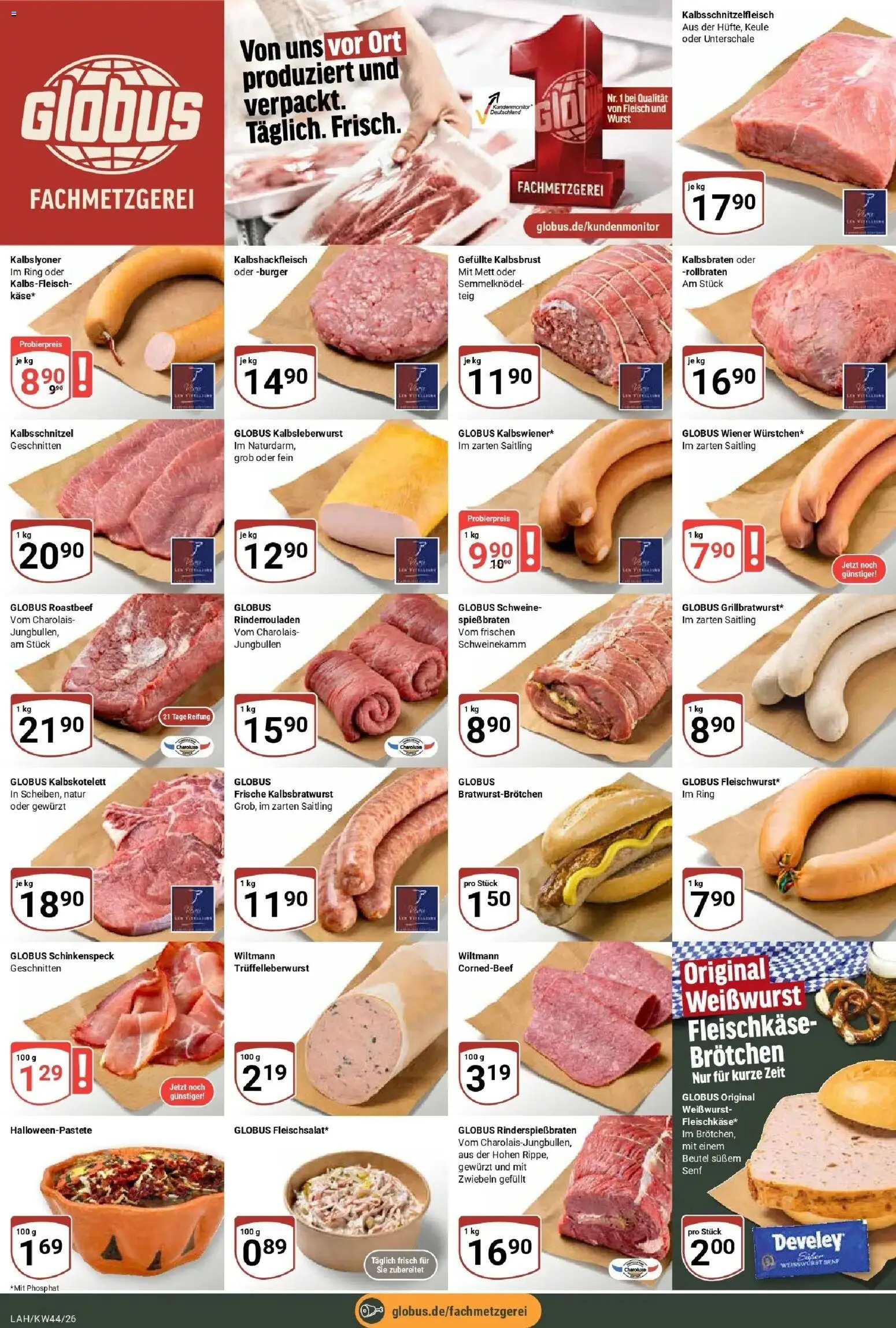 Vorschau von dem Prospekt des Geschäftes Globus, gültig ab dem 26.10.2026