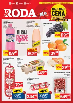 Pregled Roda kataloga - važi od 08.10.2026