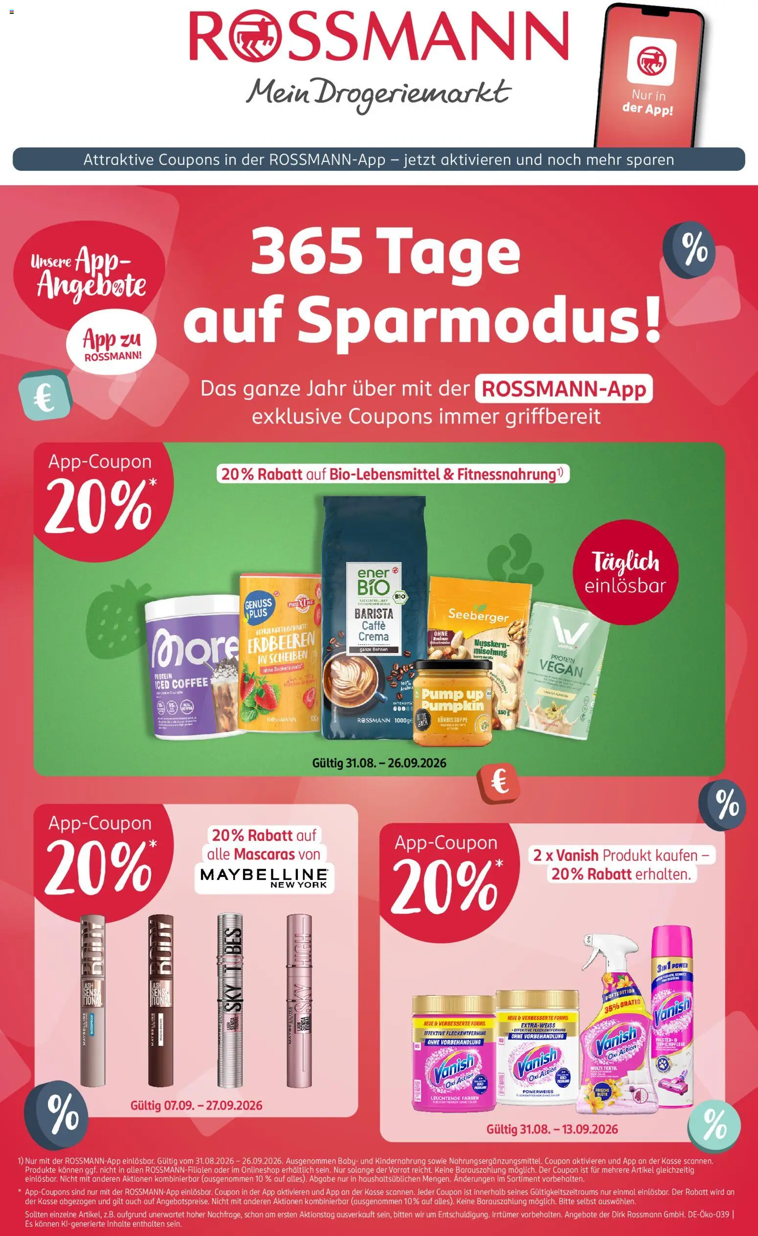 Vorschau von dem Prospekt des Geschäftes Rossmann, gültig ab dem 31.08.2026