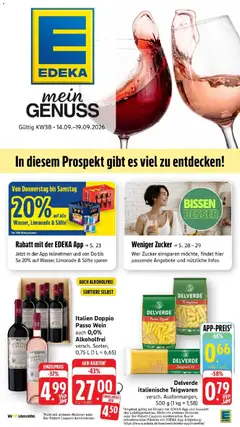 Vorschau von dem Prospekt des Geschäftes Edeka, gültig ab dem 14.09.2026