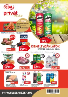 PRIVÁT - PRIVÁT Aktuális szórólap MAX megtekintése, amely érvényes 2026.05.28.-től