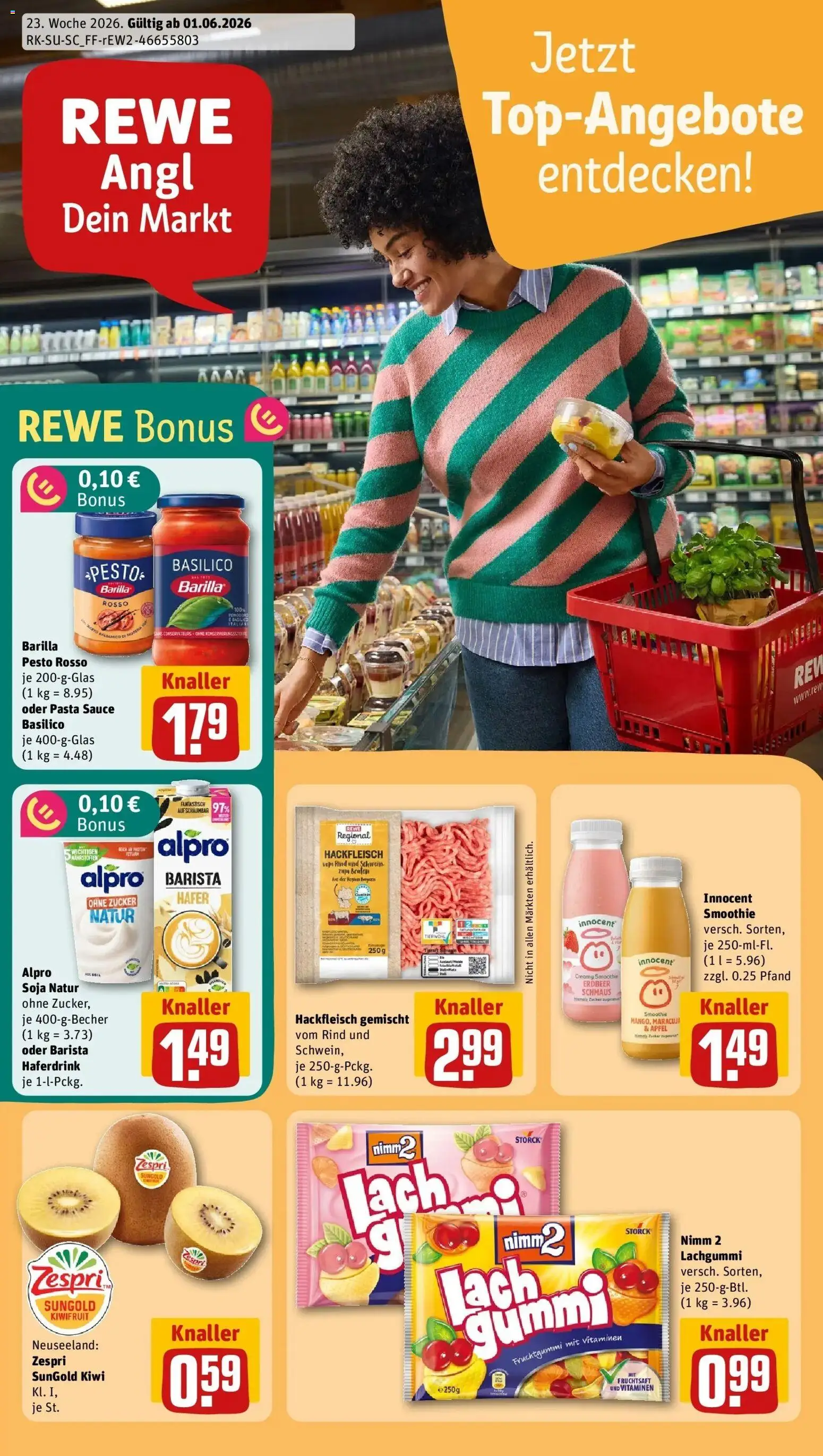 Vorschau von dem Prospekt des Geschäftes Rewe, gültig ab dem 01.06.2026