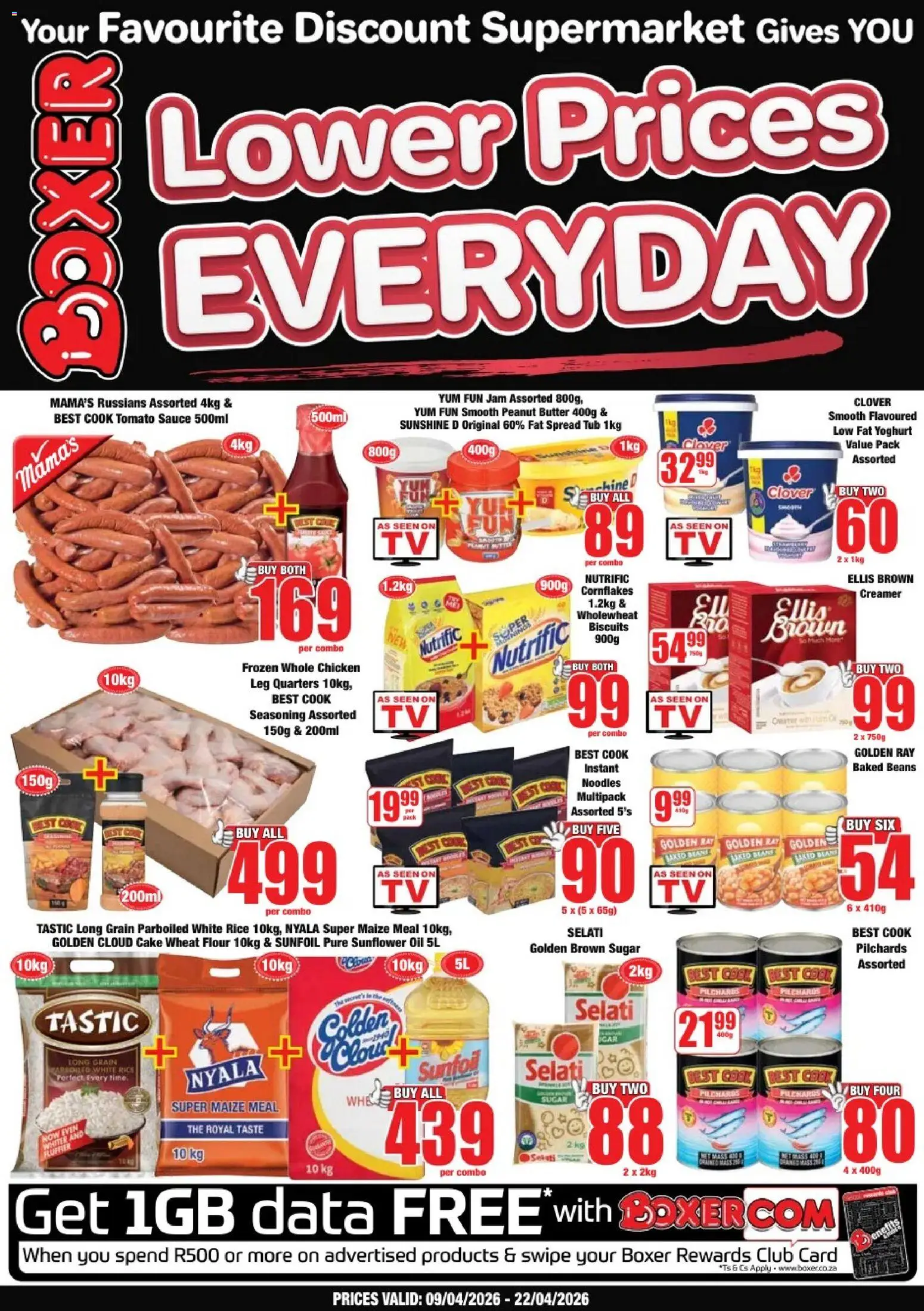 Boxer KwaZulu-Natal - Specials from 09/04 - 22/04/2026