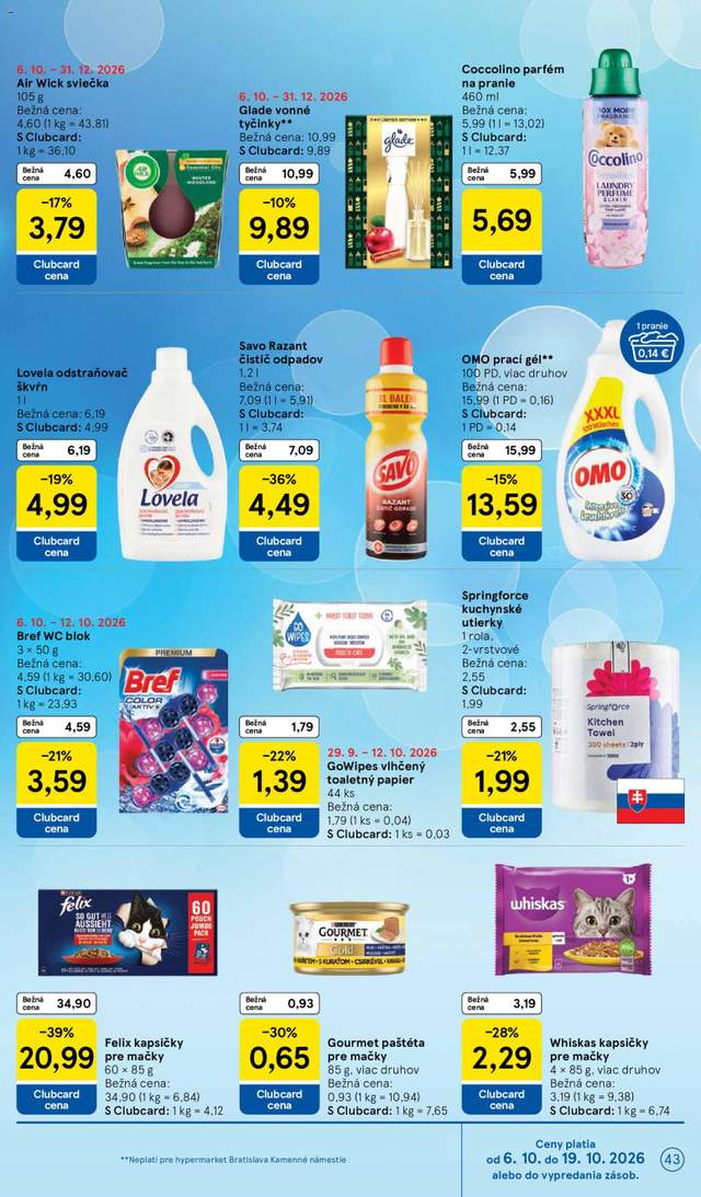 Nový Tesco leták od 07.10.
