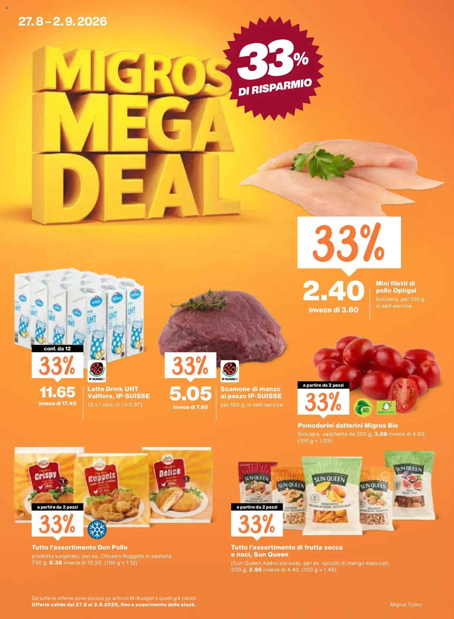 Vorschau des Merkblatts Migros aktionen IT vom Shop Migros gültig von 27.08.2026 bis 02.09.2026