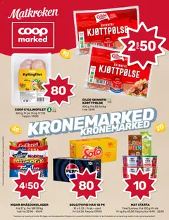 Forhåndsvis Coop Marked kundeavis fra butikk Coop Marked gyldig fra 31/08/2026