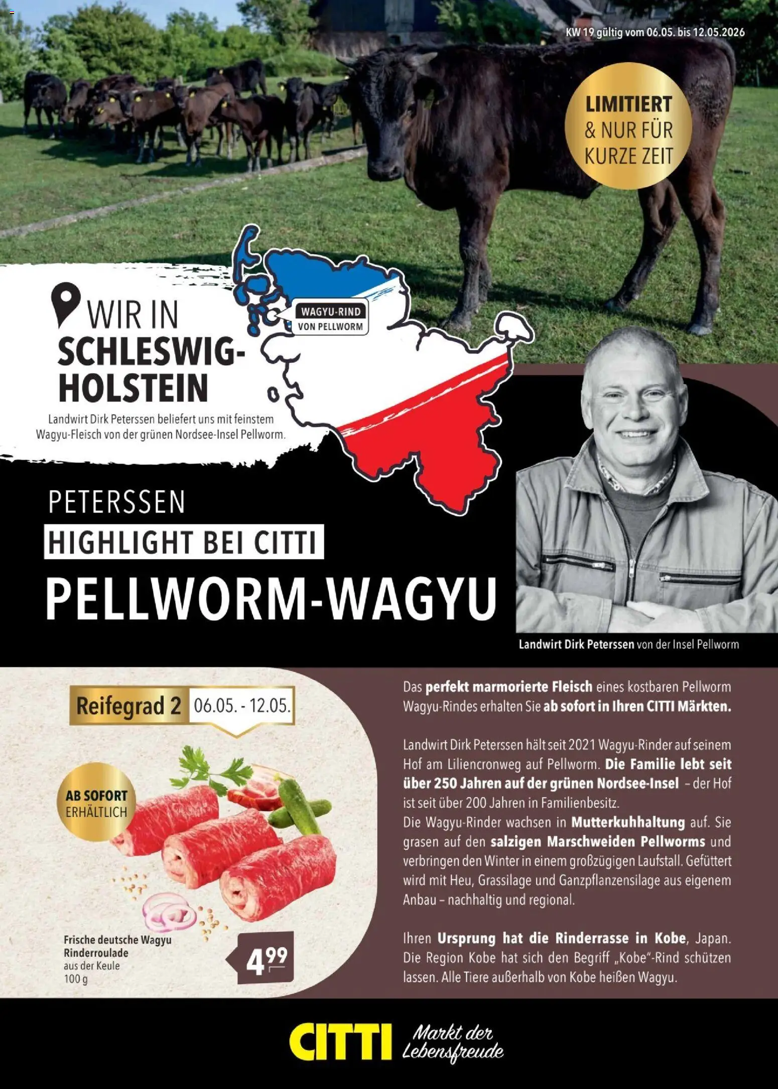 Eksempel på tilbudsavis CITTI - Wagyu fra butik CITTI gyldig fra 06/05/2026 - Hat