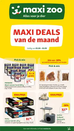 Voorbeeld van Maxi Zoo Folder van winkel Maxi Zoo geldig vanaf 05/08/2026